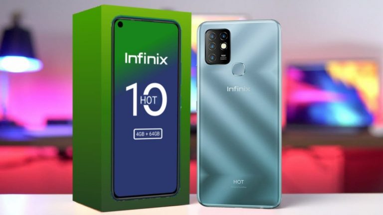 Infinix Hot 10 6GB Ram 128GB Storage Dual Sim - 6.78 inches Display 16 ...