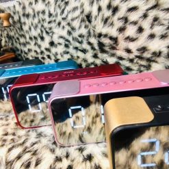 iFKOO Q8 | 10W | Outdoor Speaker | Mini Wireless Bluetooth | Portable Bass | USB | FM | TF | LED | Mirror Alarm | Wireless Speaker Alternative view of iFKOO Q8 | 10W | Outdoor Speaker | Mini Wireless Bluetooth | Portable Bass | USB | FM | TF | LED | Mirror Alarm | Wireless Speaker