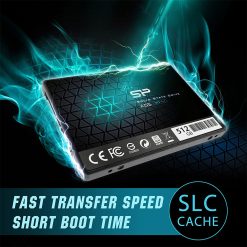 Alternative view of Silicon Power | 512GB SSD | 3D NAND A55 | SLC Cache Performance Boost | SATA III 2.5" 7mm (0.28") | Internal Solid State Drive | SSD