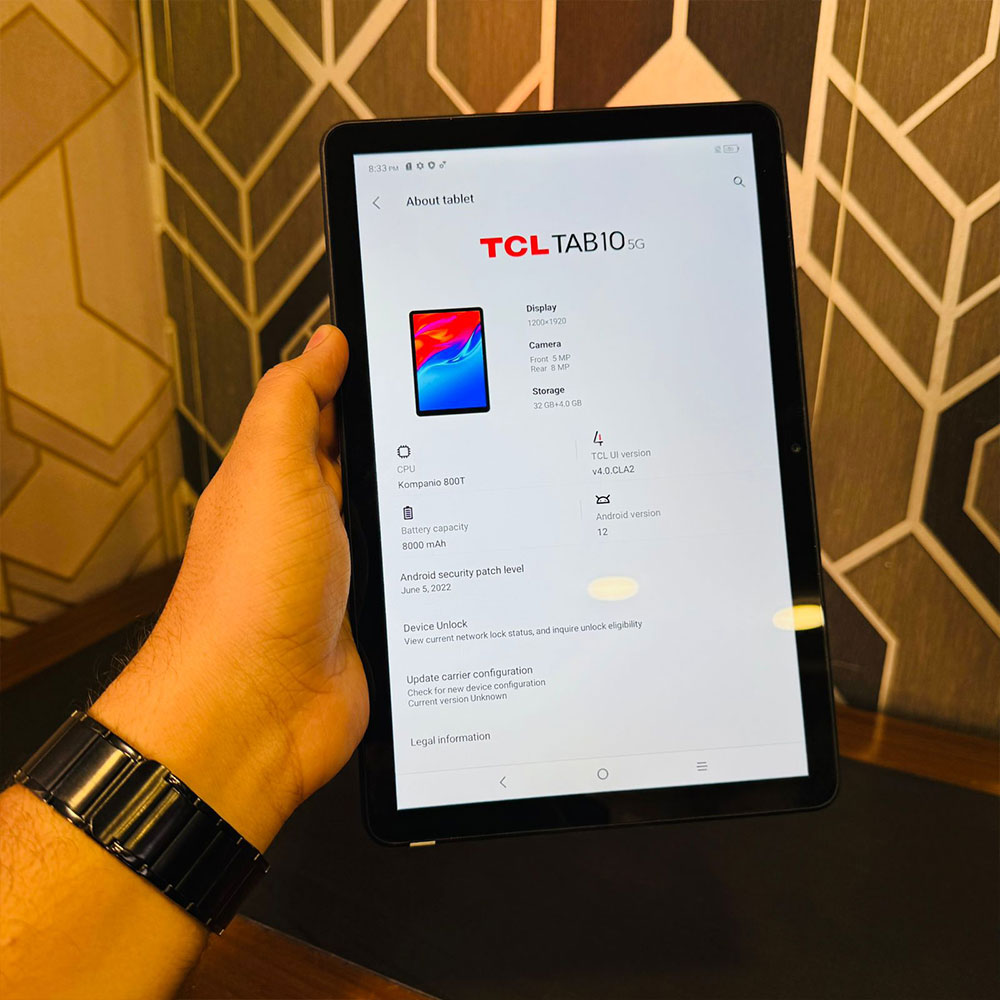 TCL Tab 10 5G (9183W) | 4GB Ram | 32GB Storage | 10.1″ FHD Display | 8000 mAh Battery | WiFi | 8MP Camera | Tablet PC TCL Tab 10 5G (9183W) | 4GB Ram | 32GB Storage | 10.1" FHD Display | 8000 mAh Battery | WiFi | 8MP Camera | Tablet PC - Image 10