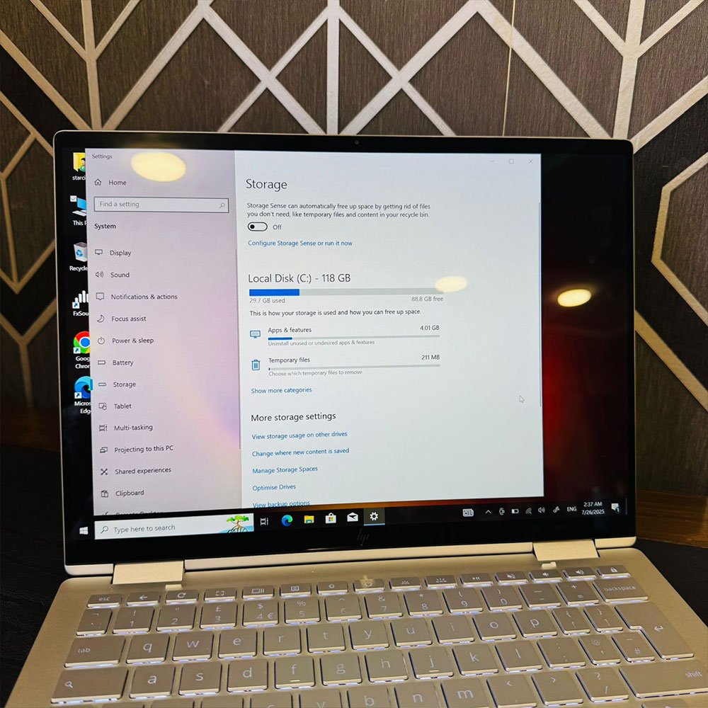 HP | Elite C1030 Chromebook | 128GB SSD | 16GB RAM | Core i7-10610U Quad-core Processor | 10th Gen | 13.3" Touch Screen Display | 360 Convertible | 1.8GHz Processor | Windows 10 | Chromebook - Image 9