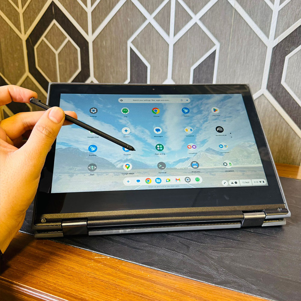 Lenovo | 500E 2nd Gen | 2 in 1 Chromebook | 64GB Storage | 8GB RAM | With Pen | 11.6″ Screen | 360 Rotatable Screen | Playstore Supported | Chromebook Lenovo | 500E 2nd Gen | 2 in 1 Chromebook | 64GB Storage | 8GB RAM | With Pen | 11.6″ Screen | 360 Rotatable Screen | Playstore Supported | Chromebook - Image 5