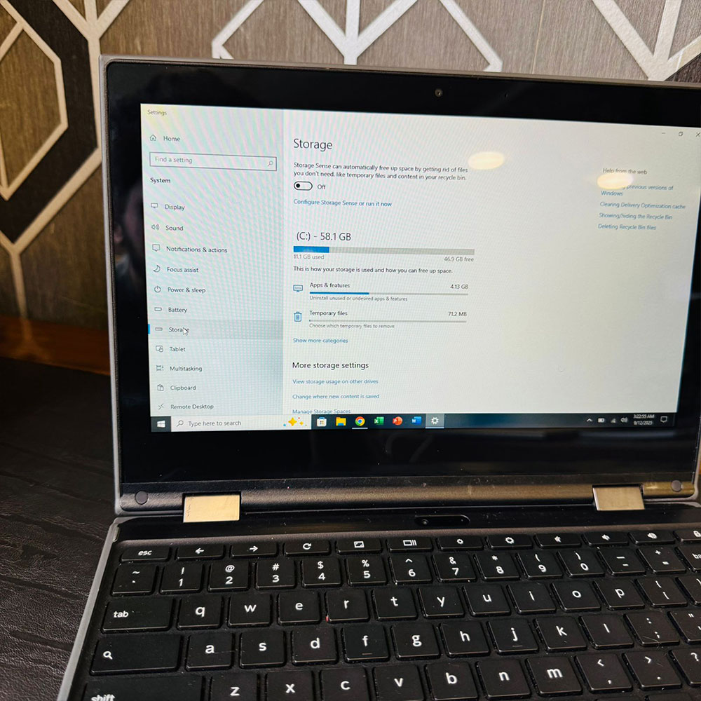 Lenovo | 500E 2nd Gen | 2 in 1 Chromebook | 64GB Storage | 8GB RAM | With Pen | 11.6″ Screen | 360 Rotatable Screen | Windows 10 | Chromebook Lenovo | 500E 2nd Gen | 2 in 1 Chromebook | 64GB Storage | 8GB RAM | With Pen | 11.6″ Screen | 360 Rotatable Screen | Windows 10 | Chromebook - Image 10