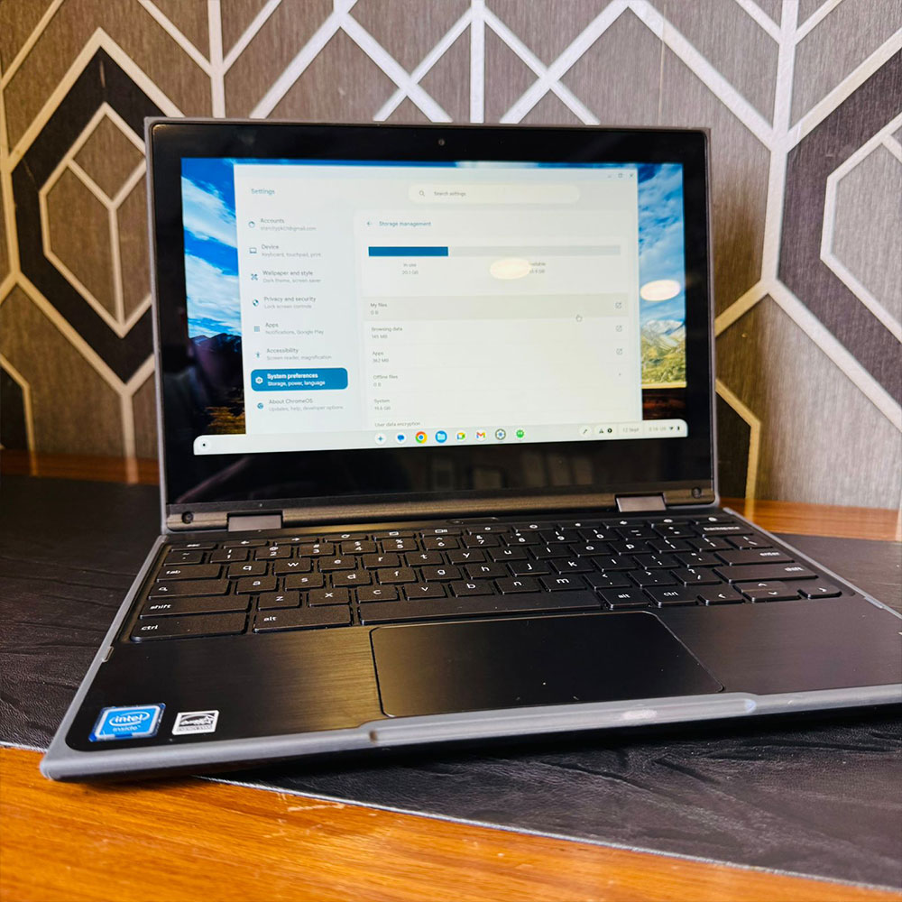 Lenovo | 500E 2nd Gen | 2 in 1 Chromebook | 64GB Storage | 8GB RAM | With Pen | 11.6″ Screen | 360 Rotatable Screen | Playstore Supported | Chromebook Lenovo | 500E 2nd Gen | 2 in 1 Chromebook | 64GB Storage | 8GB RAM | With Pen | 11.6″ Screen | 360 Rotatable Screen | Playstore Supported | Chromebook - Image 9