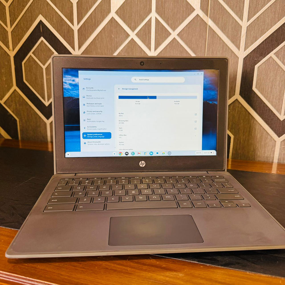 HP Chromebook 11A G8 EE | Radeon R4 Graphics | 4GB Ram | 32GB Storage | 11.6 inch Display | AMD A4-9120C APU | Playstore Supported | Chromebook HP Chromebook 11A G8 EE | Radeon R4 Graphics | 4GB Ram | 32GB Storage | 11.6 inch Display | AMD A4-9120C APU | Playstore Supported | Chromebook - Image 4
