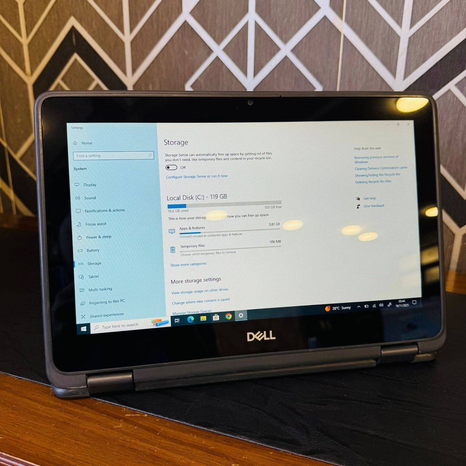 Dell | Latitude 3190 | 128GB Storage | 8GB RAM | Intel Pentium Silver N5000 1.1GHz | Windows 10 | Quad Core | 11.6″ HD Touchscreen | 360 Rotatable | Laptop - Image 9
