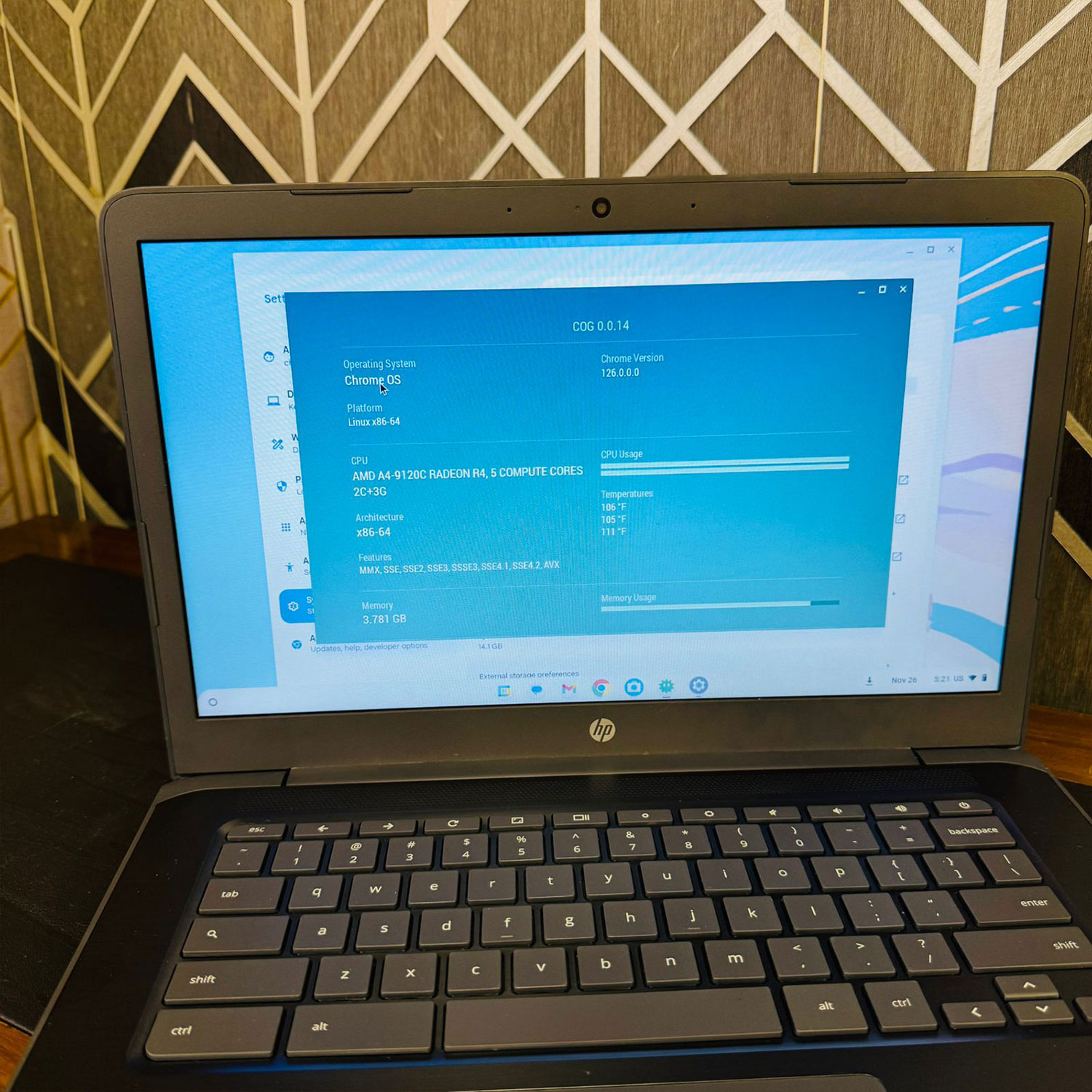 HP | Chromebook 14A G5 | 32GB Storage | 4GB RAM | 14″ Display | Playstore Supported | 2029 Updatable | AMD A4-9120C Processor | ChromeBook HP | Chromebook 14A G5 | 32GB Storage | 4GB RAM | 14" Display | Playstore Supported | 2029 Updatable | AMD A4-9120C Processor | ChromeBook - Image 7