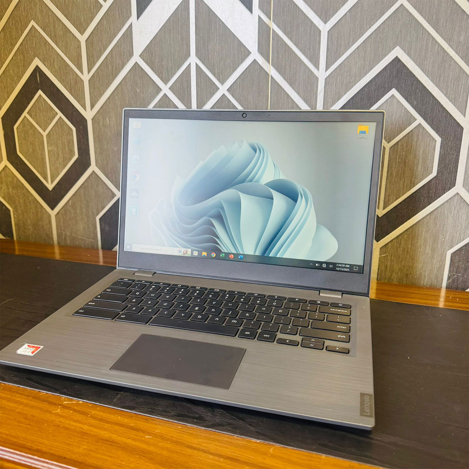 Lenovo | ChromeBook 14E | 4GB RAM | 32GB Storage | 14″ Full HD Display | Windows 10 | AMD A4-9120C Dual-Core | 9th Gen Processor | 10 Hours Battery | ChromeBook Lenovo | ChromeBook 14E | 4GB RAM | 32GB Storage | 14" Full HD Display | Windows 10 | AMD A4-9120C Dual-Core | 9th Gen Processor | 10 Hours Battery | ChromeBook - Image 3