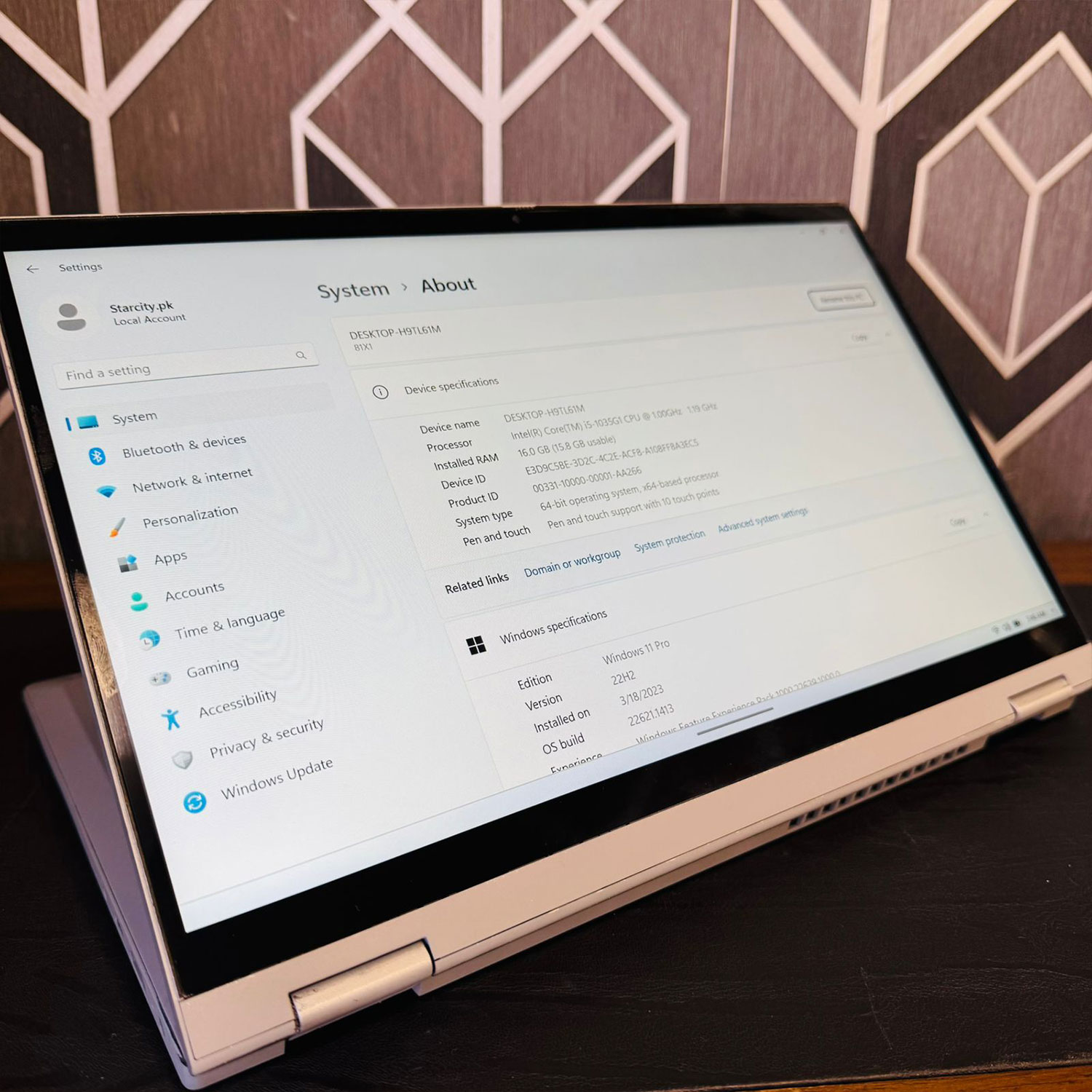 Lenovo | IdeaPad Flex 5 Laptop | Core i5-1035G1 | 16GB RAM | 256GB SSD | x360 Convertible | Touchscreen | 1.0GHz Processor | 14″ FHD Display | Laptop Lenovo | IdeaPad Flex 5 Laptop | Core i5-1035G1 | 16GB RAM | 256GB SSD | x360 Convertible | Touchscreen | 1.0GHz Processor | 14" FHD Display | Laptop - Image 8