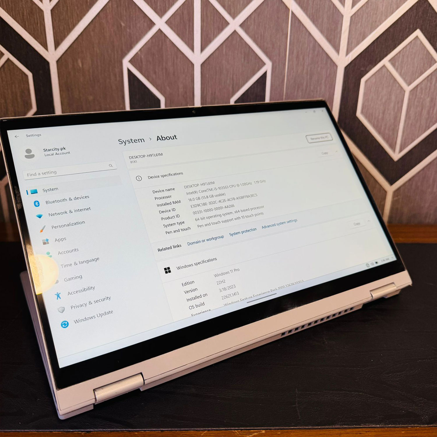 Lenovo | IdeaPad Flex 5 Laptop | Core i5-1035G1 | 16GB RAM | 256GB SSD | x360 Convertible | Touchscreen | 1.0GHz Processor | 14″ FHD Display | Laptop Lenovo | IdeaPad Flex 5 Laptop | Core i5-1035G1 | 16GB RAM | 256GB SSD | x360 Convertible | Touchscreen | 1.0GHz Processor | 14" FHD Display | Laptop - Image 5
