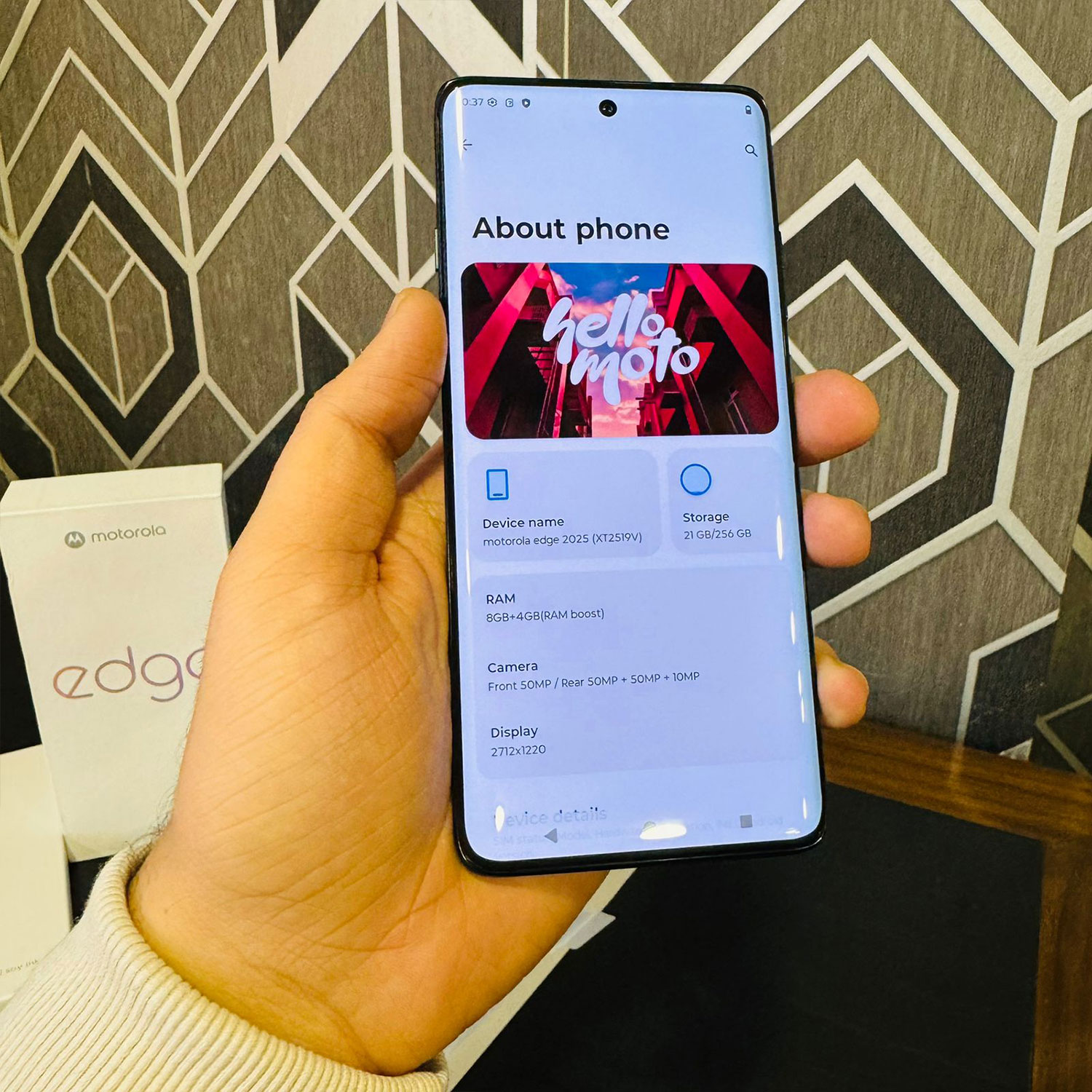 Motorola Edge (2025) | 256GB Storage | 8GB RAM | Mediatek Dimensity 7400 Ultra | Non PTA Approved (Sim Lock) | 5200 mAh Battery | 50MP Camera | Brand New with Box | Mobile Phone Motorola Edge (2025) | 256GB Storage | 8GB RAM | Mediatek Dimensity 7400 Ultra | Non PTA Approved (Sim Lock) | 5200 mAh Battery | 50MP Camera | Brand New with Box | Mobile Phone - Image 18