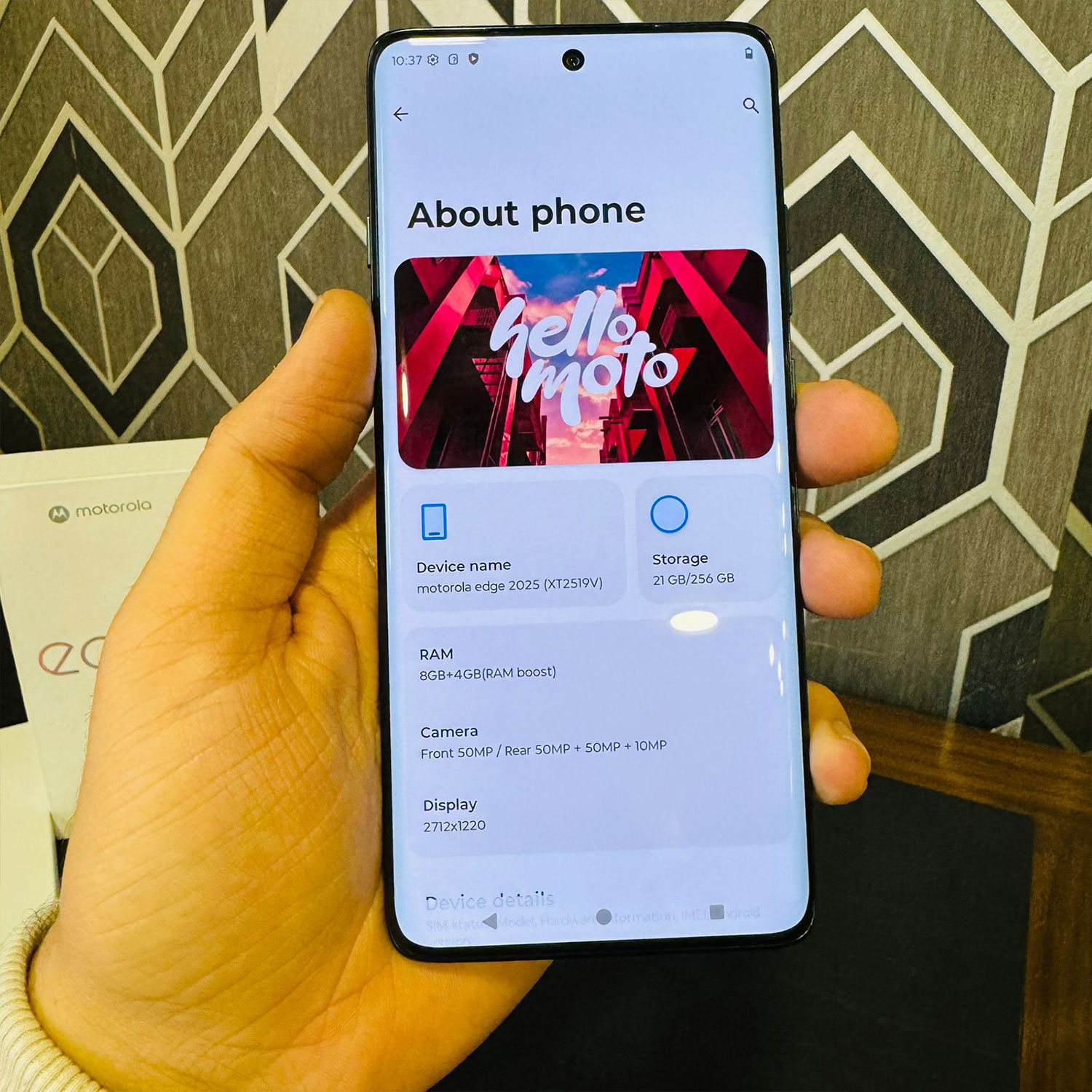 Motorola Edge (2025) | 256GB Storage | 8GB RAM | Mediatek Dimensity 7400 Ultra | Non PTA Approved (Sim Lock) | 5200 mAh Battery | 50MP Camera | Brand New with Box | Mobile Phone Motorola Edge (2025) | 256GB Storage | 8GB RAM | Mediatek Dimensity 7400 Ultra | Non PTA Approved (Sim Lock) | 5200 mAh Battery | 50MP Camera | Brand New with Box | Mobile Phone - Image 16