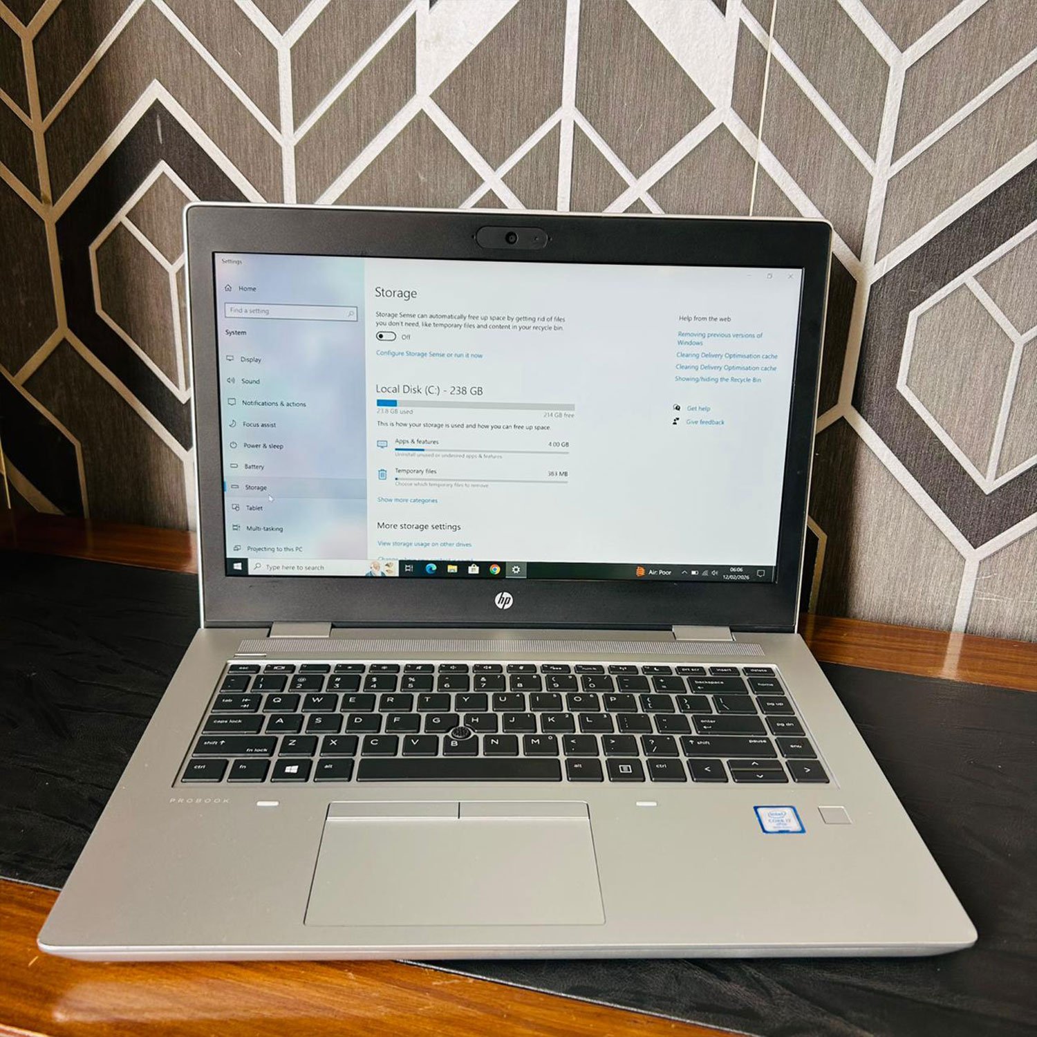 HP | ProBook 640 G5 Laptop | 256GB SSD | 8GB RAM | Core i7-8365U | 8th Gen | 14" FHD Display | Backlit Keyboard | 1.6GHz Processor | Laptop - Image 9