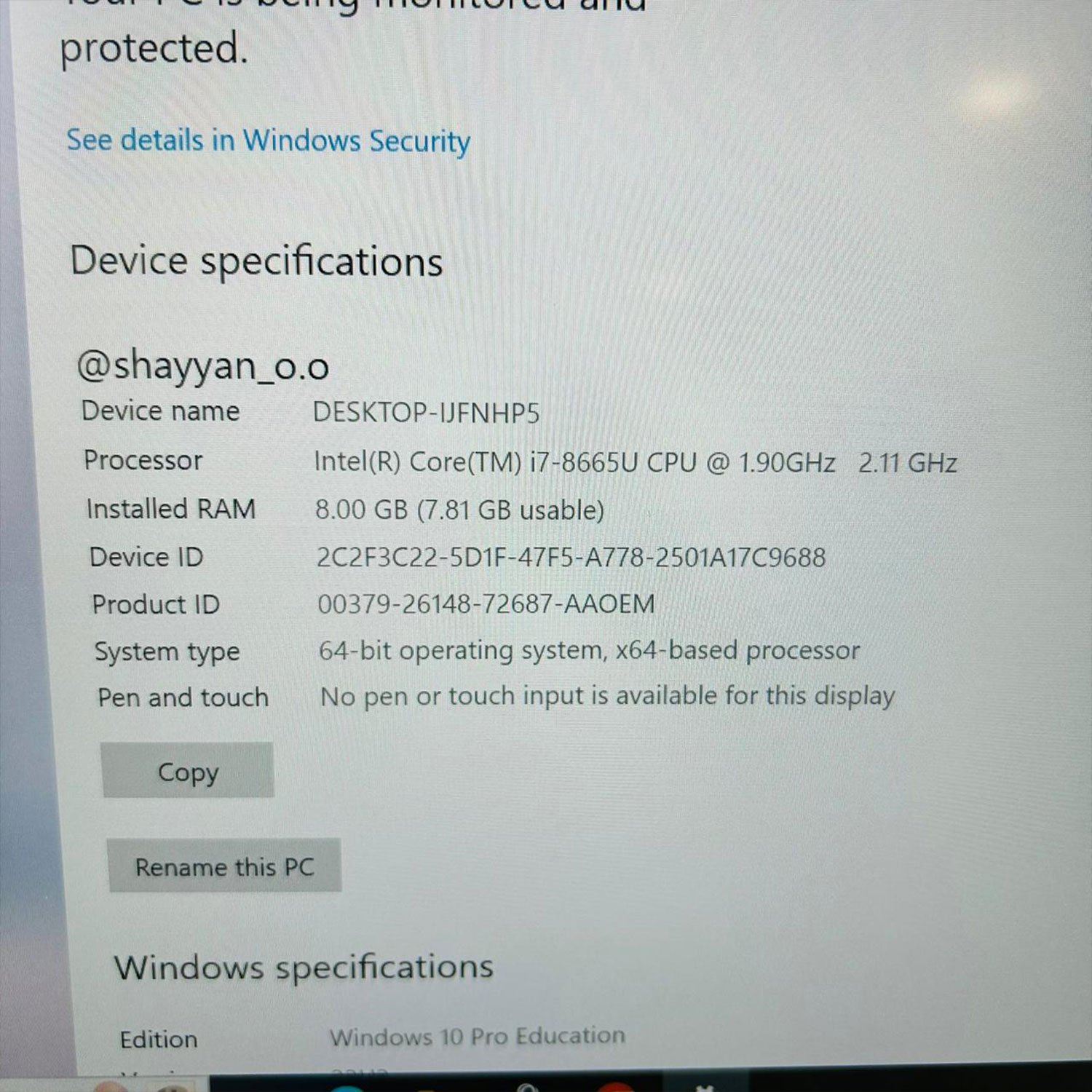 HP | ProBook 640 G5 Laptop | 256GB SSD | 8GB RAM | Core i7-8365U | 8th Gen | 14" FHD Display | Backlit Keyboard | 1.6GHz Processor | Laptop - Image 14