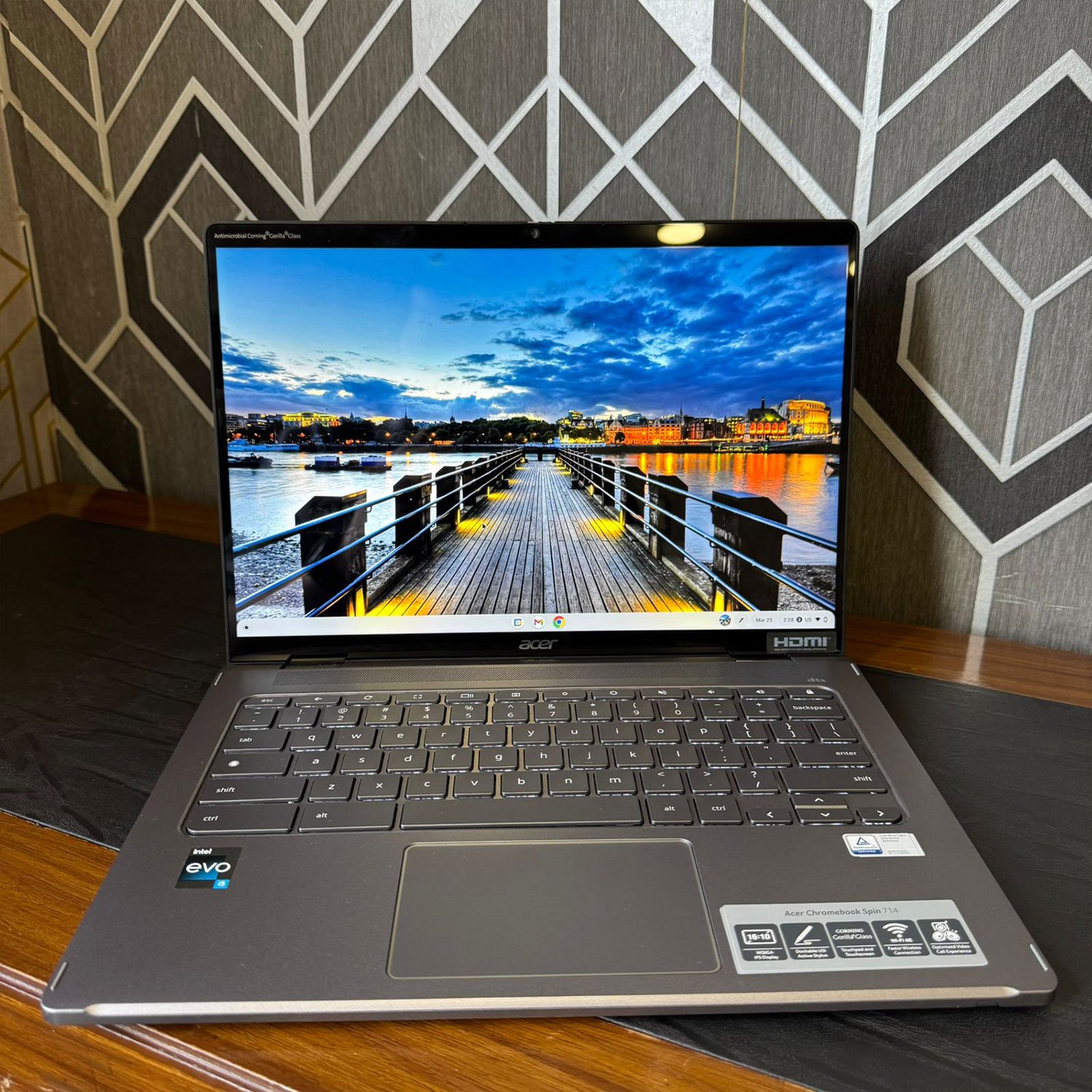 Acer | Spin 714 | Chromebook | 256GB NVME SSD | 16GB RAM | Intel Core i5 12th Gen | With Stylus Pen | 360 Rotatable | Touchscreen | Playstore Supported | 14" QHD Display | ChromeBook - Image 2