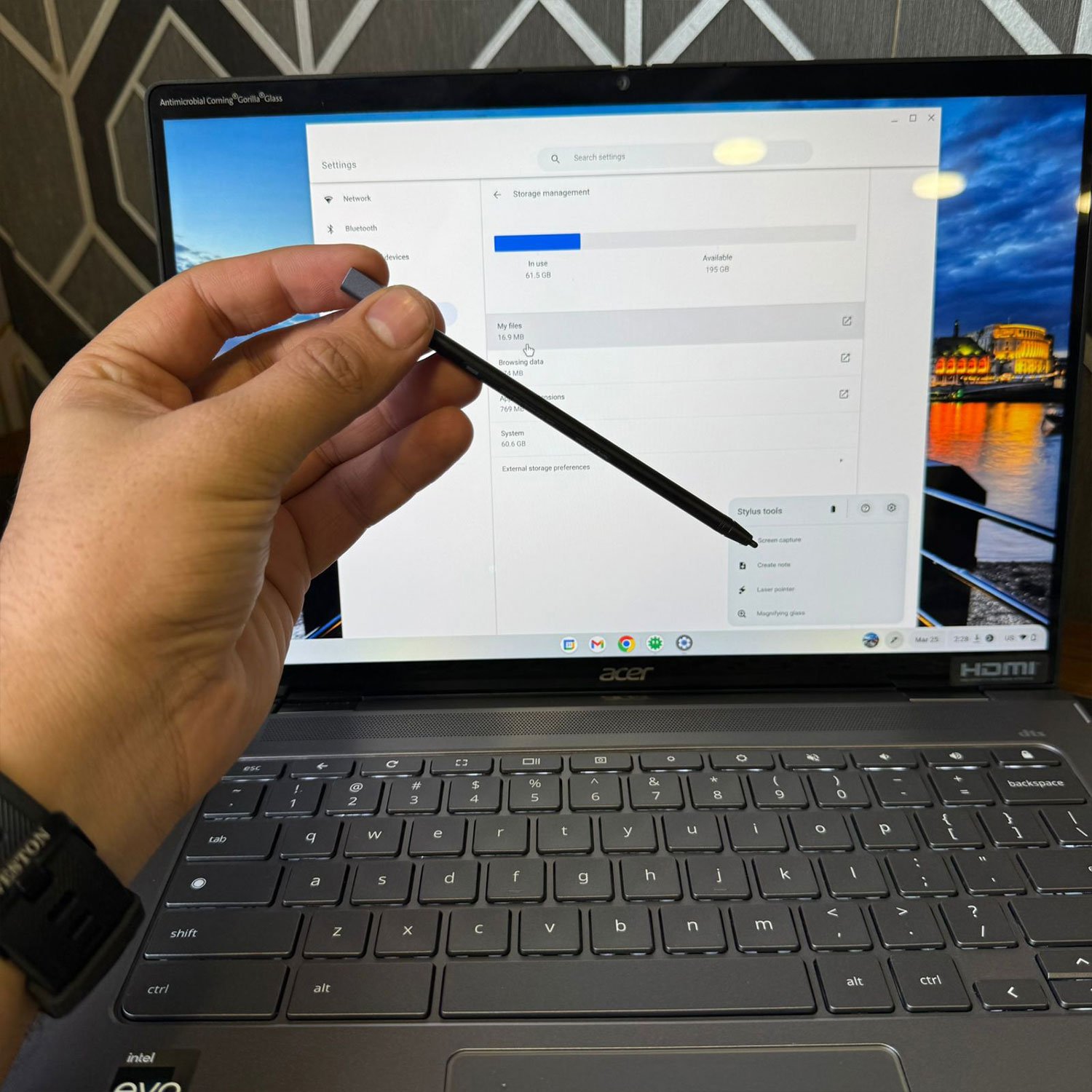 Acer | Spin 714 | Chromebook | 256GB NVME SSD | 16GB RAM | Intel Core i5 12th Gen | With Stylus Pen | 360 Rotatable | Touchscreen | Playstore Supported | 14" QHD Display | ChromeBook - Image 9