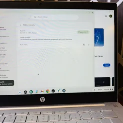 HP Pro C640 Chromebook 8GB RAM 64GB Storage system settings