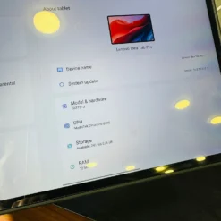 Lenovo Idea Tab Pro 12GB RAM 256GB ROM Tablet PC settings screen