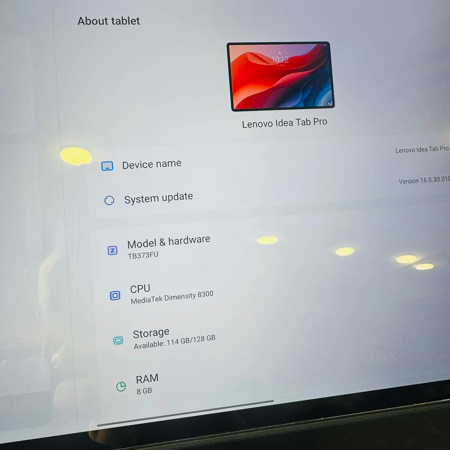 Lenovo | Idea Tab Pro | 128GB ROM | 8GB RAM | 12.7″ 3K 144Hz Display | MediaTek Dimensity 8300 | Android 14 | 10200mAh Battery | WiFi | Tablet PC image 4