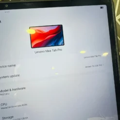 Lenovo Idea Tab Pro 8GB RAM 128GB ROM Tablet PC back angled view