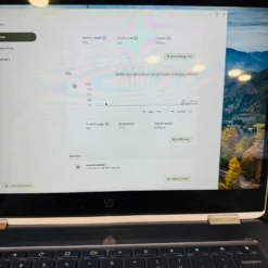HP Chromebook x360 14-da0011dx diagnostics screen