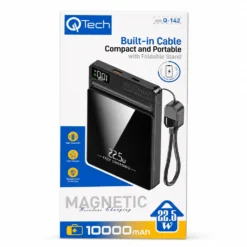 QTech Q-142 Magnetic 10000mAh Power Bank