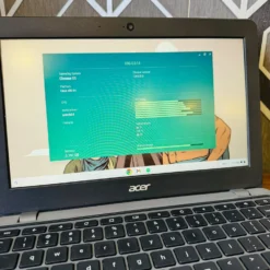 Acer Chromebook C722 4GB RAM 32GB eMMC Chromebook system information screen