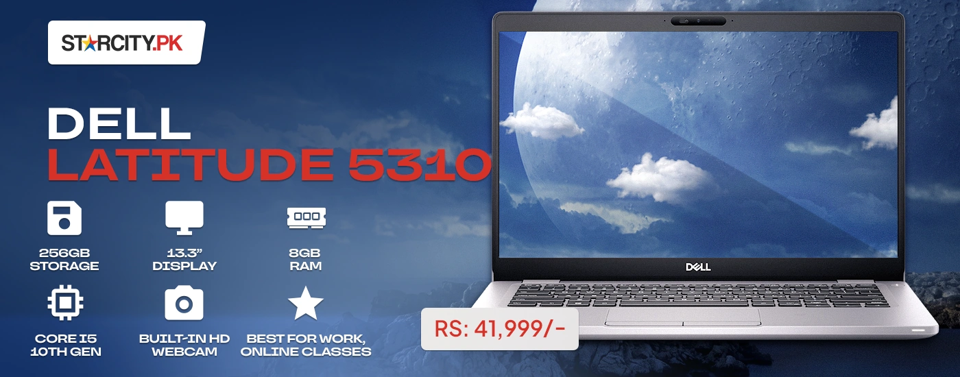 Dell Latitude 5310 Core i5 10th Gen laptop promotional banner