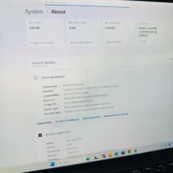 Dell Precision 5550 laptop system information close view