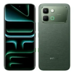 Infinix Silk Green front and back - Price in Pakistan