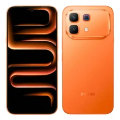 Infinix Solar Orange front and back - Price in Pakistan