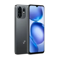itel A100C Pure Black front - Price in Pakistan