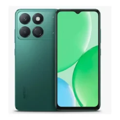 itel A50C Special Edition Lake Green front and back - Price in Pakistan