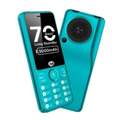 itel Muzik 400 Pro Turquoise Cyan front - Price in Pakistan