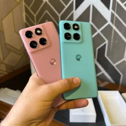 Motorola Edge 60 Fusion Amazonite and Zephyr rear close-up - Price in Pakistan