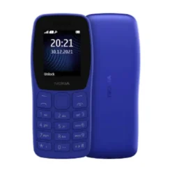 Nokia 105 Classic Blue front - Price in Pakistan