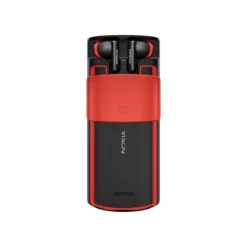 Nokia 5710 XpressAudio Black back with earbud compartment open - Price in Pakistan