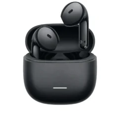 REDMI Buds 8 Active Black earbuds in charging case