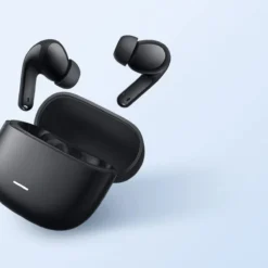 REDMI Buds 8 Lite Black earbuds and charging case