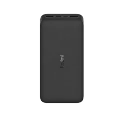 REDMI 18W Fast Charge Power Bank 20000mAh Black front - Price in Pakistan