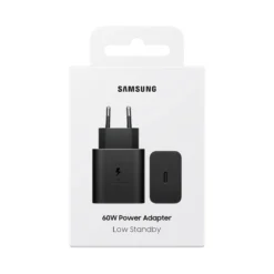 Samsung 60W Power Adapter Black Charger detail view