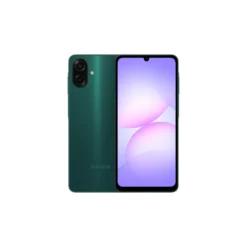 Samsung Galaxy A07 Green Mobile Phone front and back view