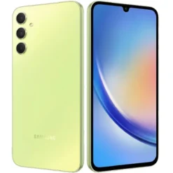 Samsung Galaxy A34 5G Lime front and back - Price in Pakistan