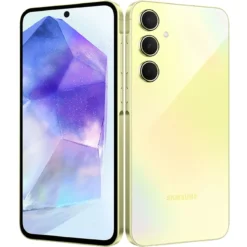 Samsung Galaxy A55 5G Awesome Lemon front and back - Price in Pakistan