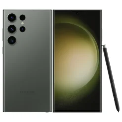 Samsung Galaxy S23 Ultra Green front and back view with S Pen - Price in Pakistan