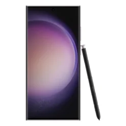 Samsung Galaxy S23 Ultra Lavender front view with S Pen - Price in Pakistan