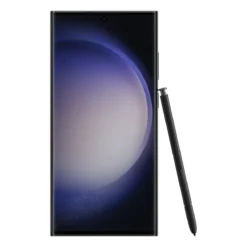Samsung Galaxy S23 Ultra Phantom Black front view with S Pen - Price in Pakistan