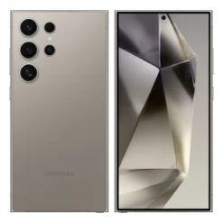 Samsung Galaxy S24 Ultra Titanium Gray front and back view with S Pen - Price in Pakistan