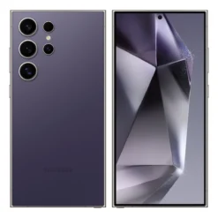 Samsung Galaxy S24 Ultra Titanium Violet front and back view with S Pen - Price in Pakistan