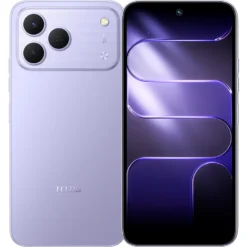 TECNO Spark 50 Aurora Purple front and back - Price in Pakistan